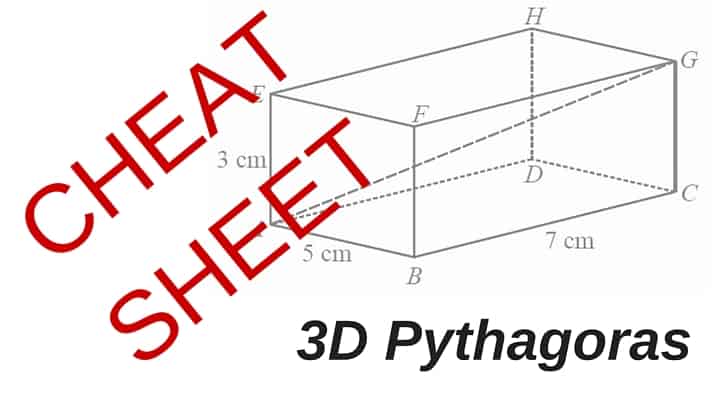 How to work out 3D Pythagoras