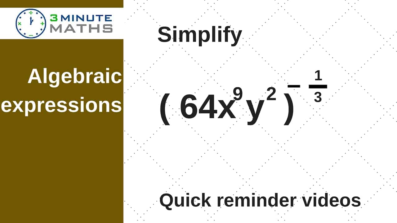 Algebra expressions