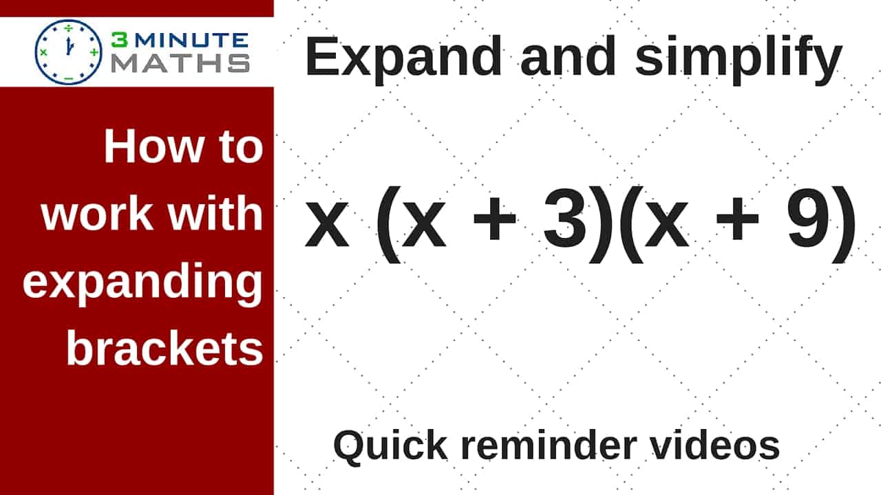 Expand Brackets And Simplify GCSE Maths Algebra Questions