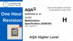 AQA GCSE Higher Maths Calculator