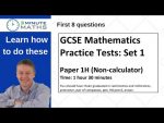 GCSE Maths Questions