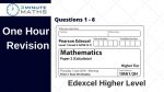 Edexcel Maths Revision