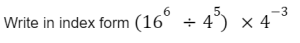 Indices GCSE to A Level Q5