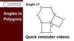 Angles in polygons