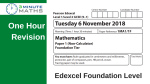 Edexcel Maths Foundation